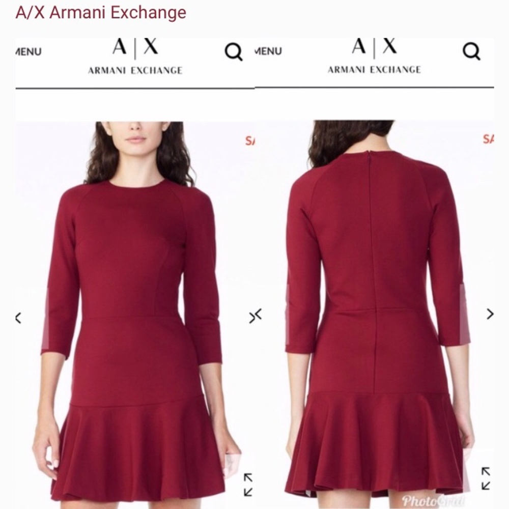 A|X Perfect Holiday dropped waist dress NWT